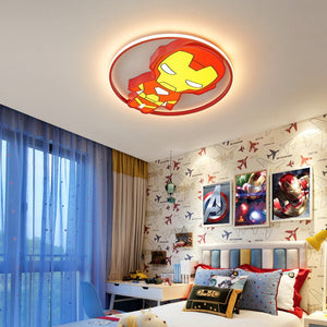 Kids IronMan Ceiling Light | Kids Room Decor Lights-Kids Room Nursery Lighting