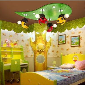 Kids Ladybug LadyBird Ceiling Light | Kids Room Decor Lights-Kids Room Nursery Lighting