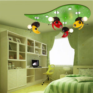 Kids Ladybug LadyBird Ceiling Light | Kids Room Decor Lights-Kids Room Nursery Lighting