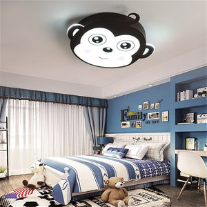 Kids Monkey Ceiling Light | Kids Room Decor Lights-Kids Room Nursery Lighting