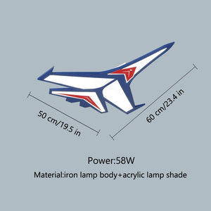 Kids Nursery Aeroplane Light - Your Little Aviator's Room-Kids Room Nursery Lighting