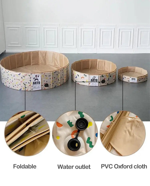 Kids Ocean Ball Pool – Indoor Water &amp; Balls Playpen for Ages 0–12 Years-Playpen and Ball Pits