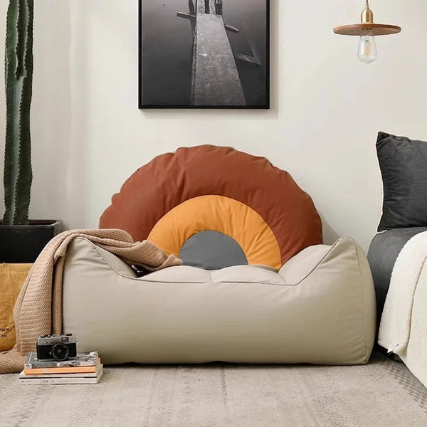 Kids Rainbow Sofa Couch – Customizable One-Seater Plush Chair for Playroom or Nursery-Kids Sofas