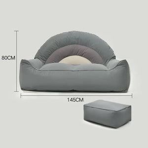 Kids Rainbow Sofa Couch – Customizable One-Seater Plush Chair for Playroom or Nursery-Kids Sofas