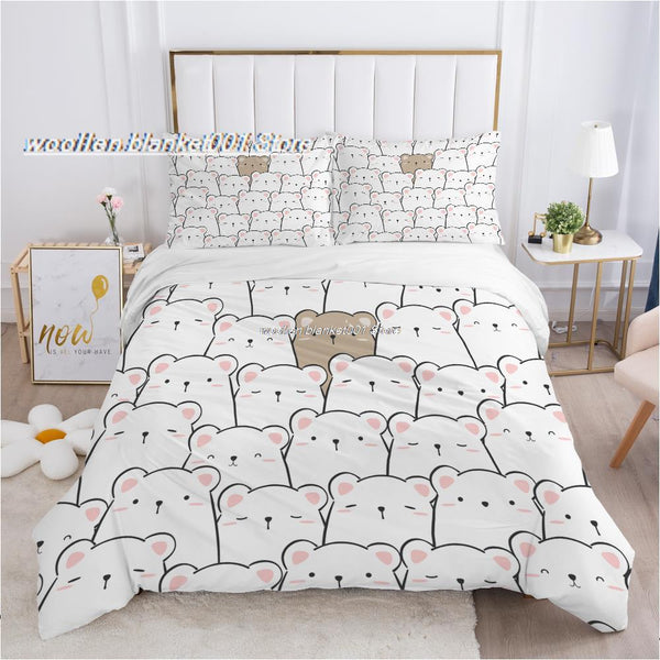 Kids Room: Bear Bedding Set – Decorate Your Child's Space-Bedding Set Kids