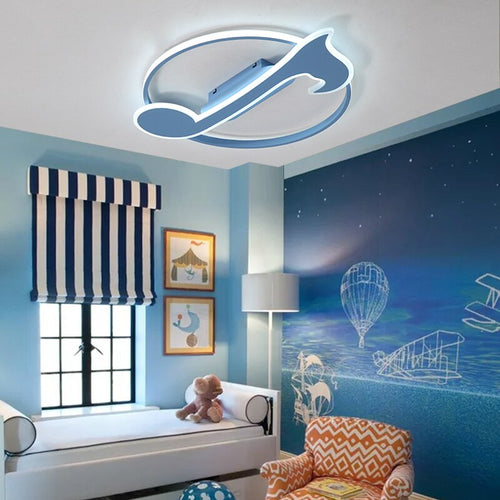 Kids Room Music Sign Ceiling Light | Kids Room Fancy Ceiling Lights-Kids Room Nursery Lighting
