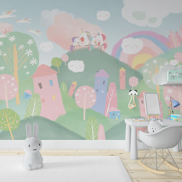 Kids Room Wallpaper Mural - Transform Your Child's Space-Kids Room Wallpaper