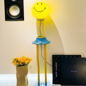 Kids Smiley Floor Standing Lamp: Illuminate Their Space with Style-Kids Room Nursery Lighting