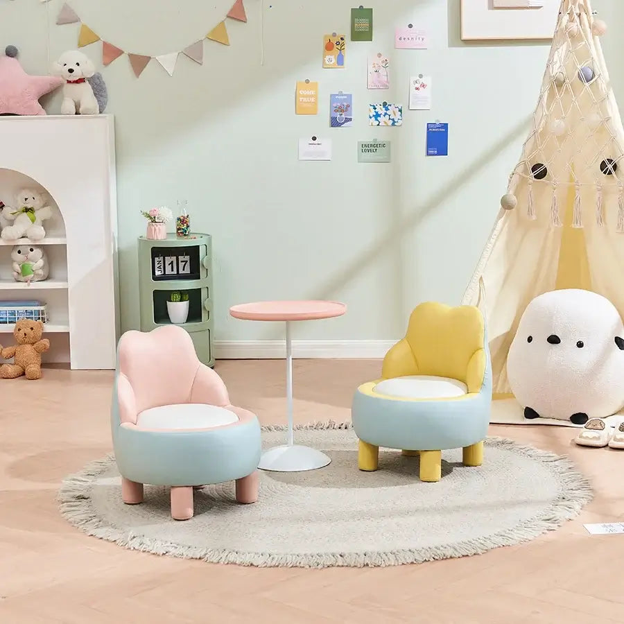 Kids Solid Wood Reading Corner Sofa – Cozy Self-Contained Book Nook Seat-Kids Sofas