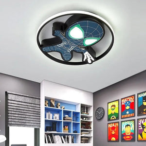 Kids Spiderman Ceiling Light - Enhance Your Kids' Room Decor-Kids Room Nursery Lighting