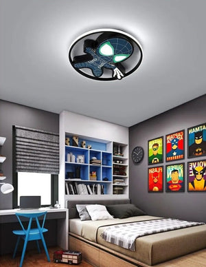 Kids Spiderman Ceiling Light - Enhance Your Kids' Room Decor-Kids Room Nursery Lighting