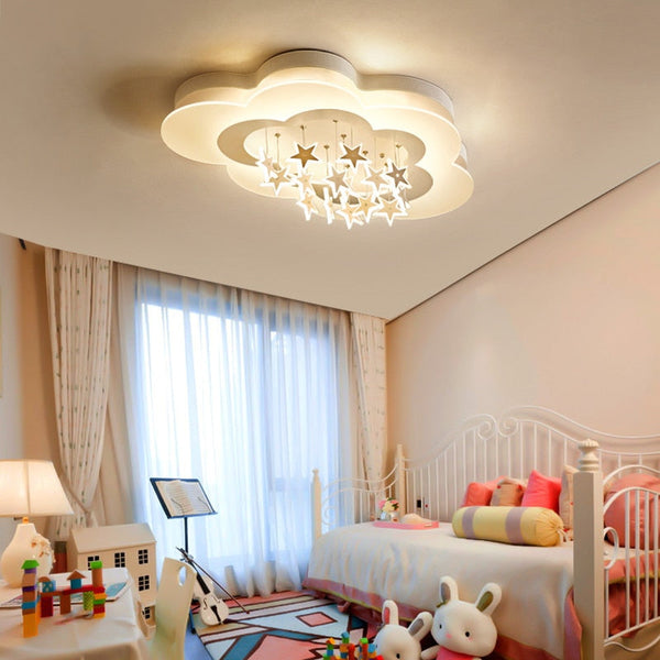 Kids Stars Clouds Ceiling Light | Kids Room Decor Lights-Kids Room Nursery Lighting