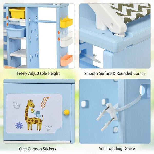 Kids Storage Closet: Efficient Organization for Children-Toys
