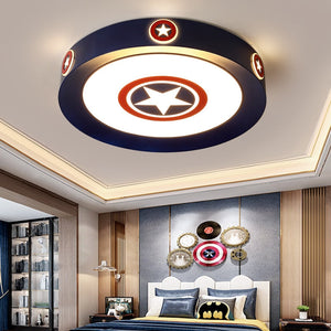 Kids Superman / Captain America Ceiling Light | Kids Room Decor Lights-Kids Room Nursery Lighting