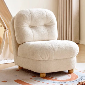 Kids Teddy Velvet Sofa Chair – Soft Wooden One-Seater for Children’s Playroom-Kids Sofas