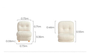 Kids Teddy Velvet Sofa Chair – Soft Wooden One-Seater for Children’s Playroom-Kids Sofas