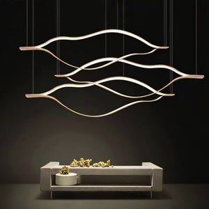 Kiss Acrylic Chandelier: Authentic and Elegant Lighting-Ceiling Chandelier