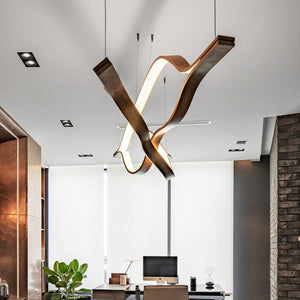 Kiss Acrylic Chandelier: Authentic and Elegant Lighting-Ceiling Chandelier