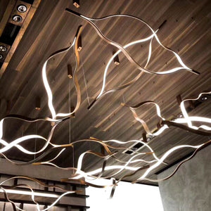 Kiss Acrylic Chandelier: Authentic and Elegant Lighting-Ceiling Chandelier