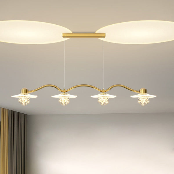 Kitchen Island Crystal Globes Chandelier - Spark Your Space-Kitchen Island