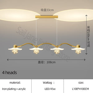 Kitchen Island Crystal Globes Chandelier - Spark Your Space-Kitchen Island