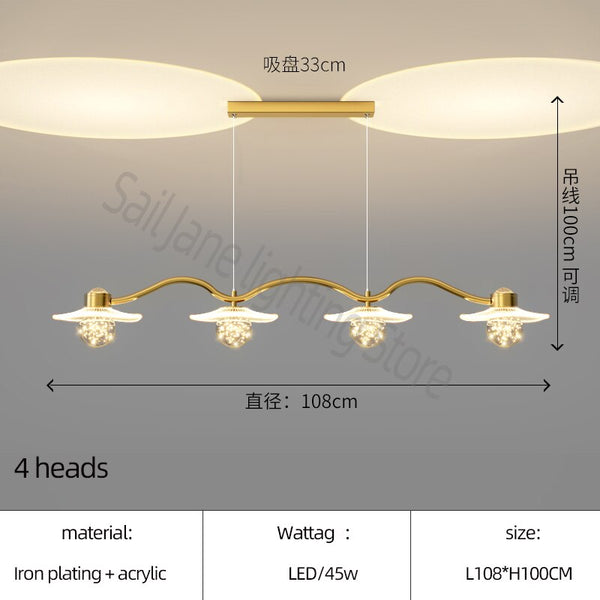 Kitchen Island Crystal Globes Chandelier - Spark Your Space-Kitchen Island