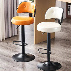 Kitchen Island Dining Cadeira Leather Stools Bar Chair-Bar Stools