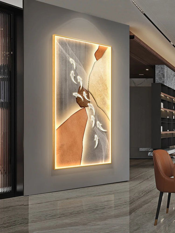 Koi Fish Porch LED Wall Art-LED Wall Art