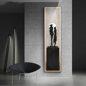 LED Abstract Lady Art Wall Lamp for Home Decoration-LED Wall Art