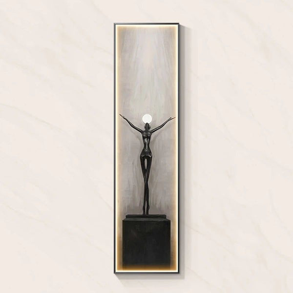 LED Abstract Lady Art Wall Lamp for Home Decoration-LED Wall Art