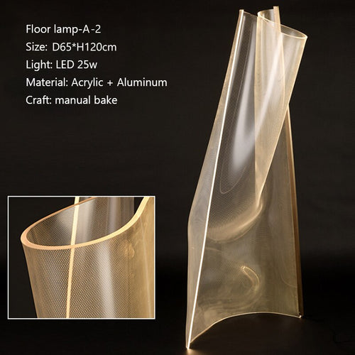 LED Acryl Floor Lamp-Floor Lamp