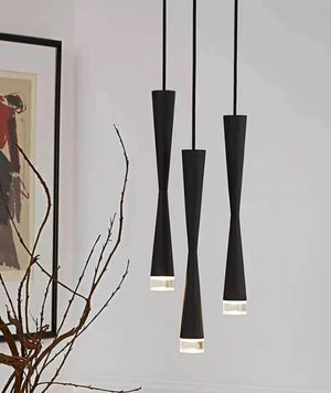 LED Attic Bend Tubes Chandelier Lighting-Staircase Chandelier