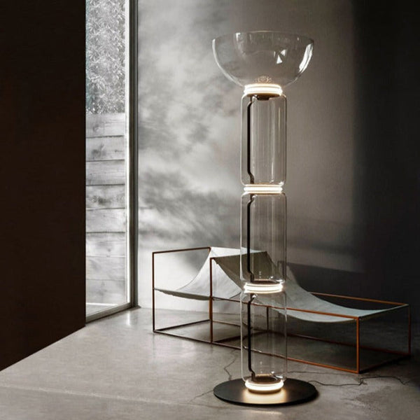 LED Glass Floor Lamp Lighting for Living Room-Floor Lamp