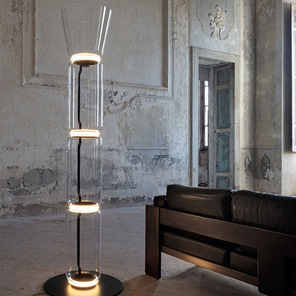 LED Glass Floor Lamp Lighting for Living Room-Floor Lamp