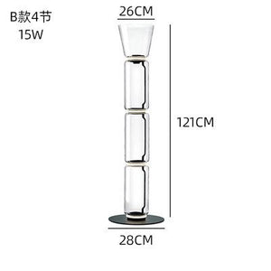 LED Glass Floor Lamp Lighting for Living Room-Floor Lamp