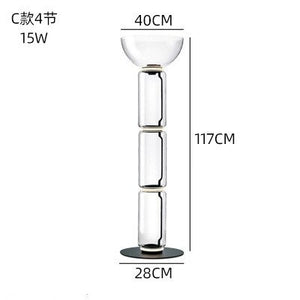 LED Glass Floor Lamp Lighting for Living Room-Floor Lamp