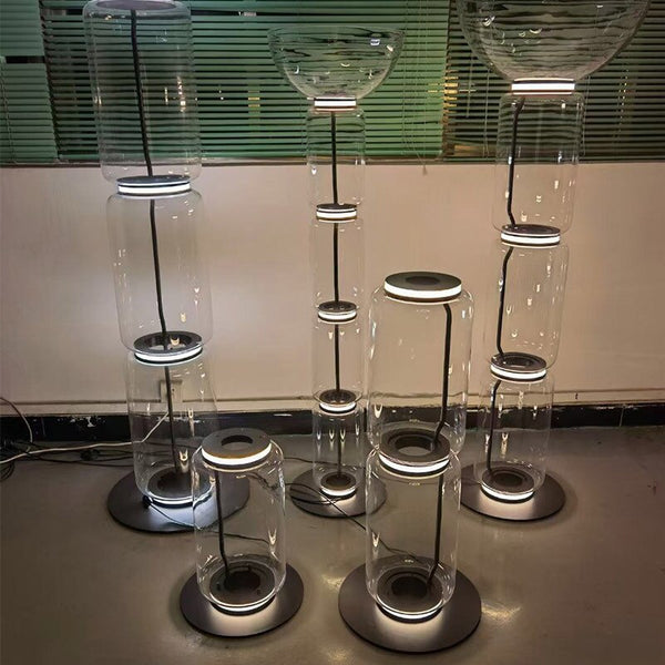 LED Glass Floor Lamp Lighting for Living Room-Floor Lamp