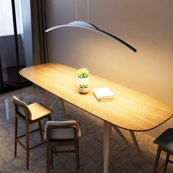 LED Long Chandelier for Dining Room, Kitchen-Kitchen Island