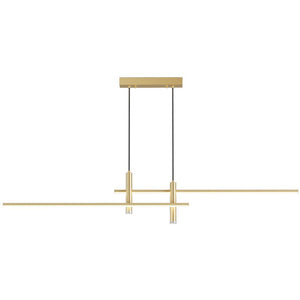 LED Strip Line Chandelier Light-Chandeliers