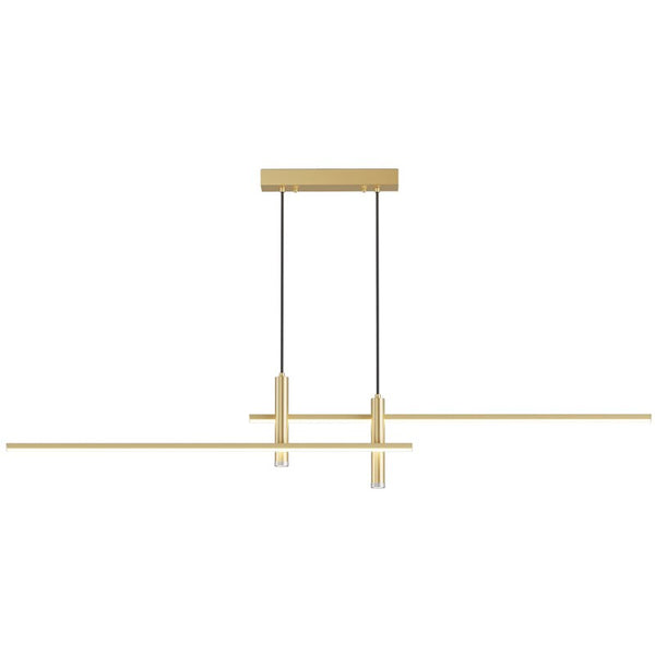 LED Strip Line Chandelier Light-Chandeliers