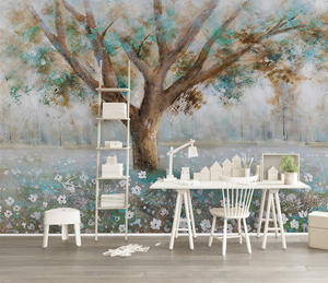 Large Tree Wallpaper Mural - High-Quality Design-Trees Wallpaper