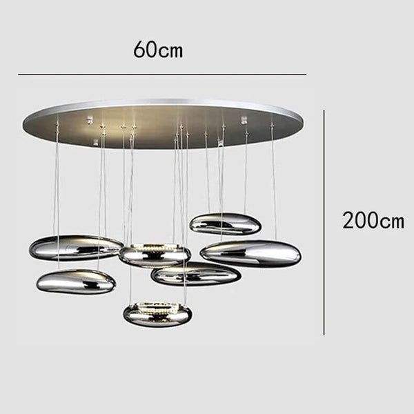 Lava Pebbles Light Designer Chandelier for living Room-Ceiling Chandelier