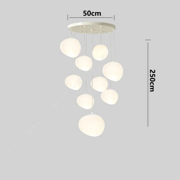 Lava Pendant Bundle Chandelier Lighting-Staircase Chandelier