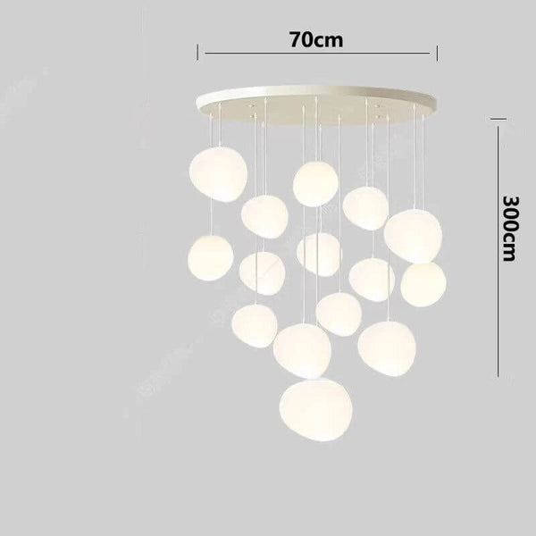 Lava Pendant Bundle Chandelier Lighting-Staircase Chandelier