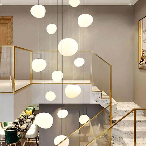 Lava Pendant Staircase Chandelier Lighting-Staircase Chandelier