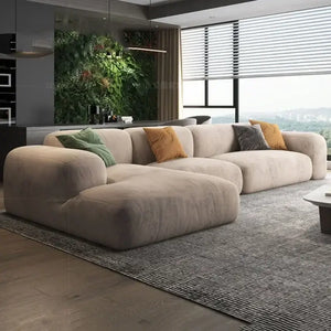 Lazy De Estar Longue Wide Sofa-Sofa Set