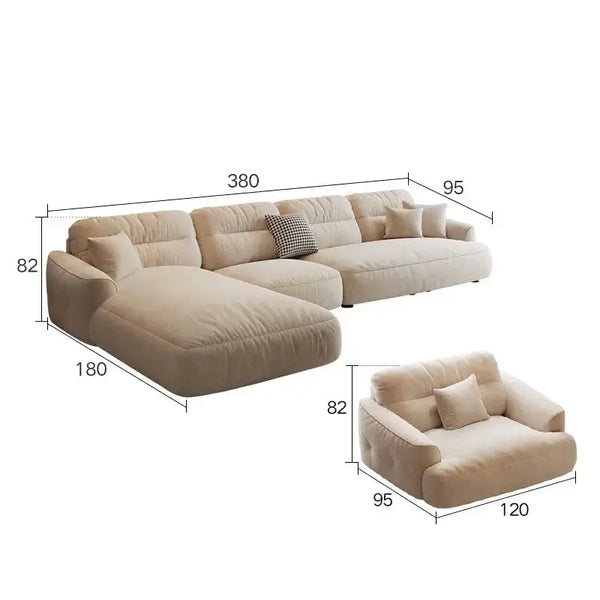 Lazy Para Sectional Lounge Sofa – Ultimate Relaxation & Modern Elegance-Sofa Set