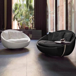 Lazy Sofa Rotatable Sofa Chair-Arm Chairs, Recliners & Sleeper Chairs
