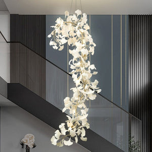 Leaf Chandelier: Stunning Lighting Fixture-Kitchen Island