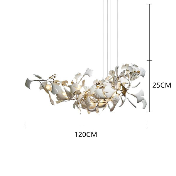 Leaf Chandelier: Stunning Lighting Fixture-Kitchen Island